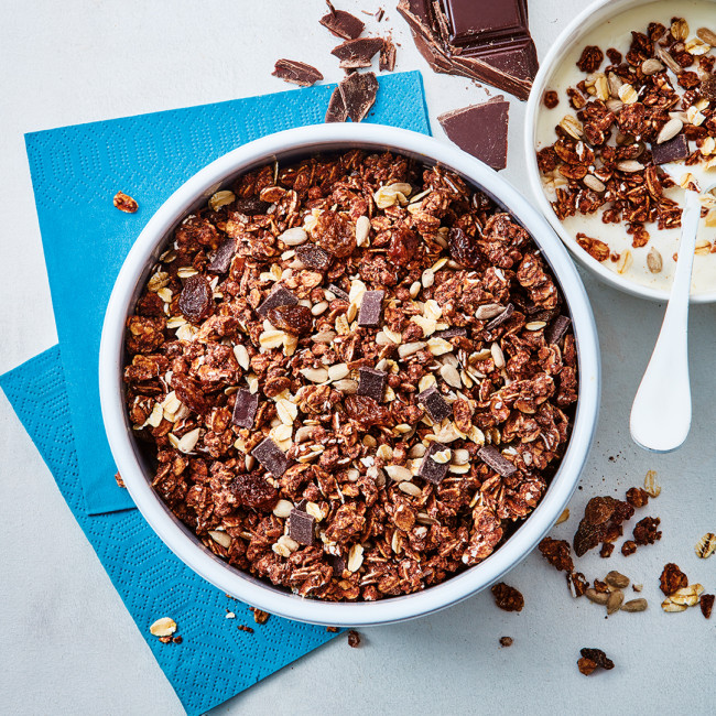 Muesli croustillant au cacao et éclat de chocolat BIO