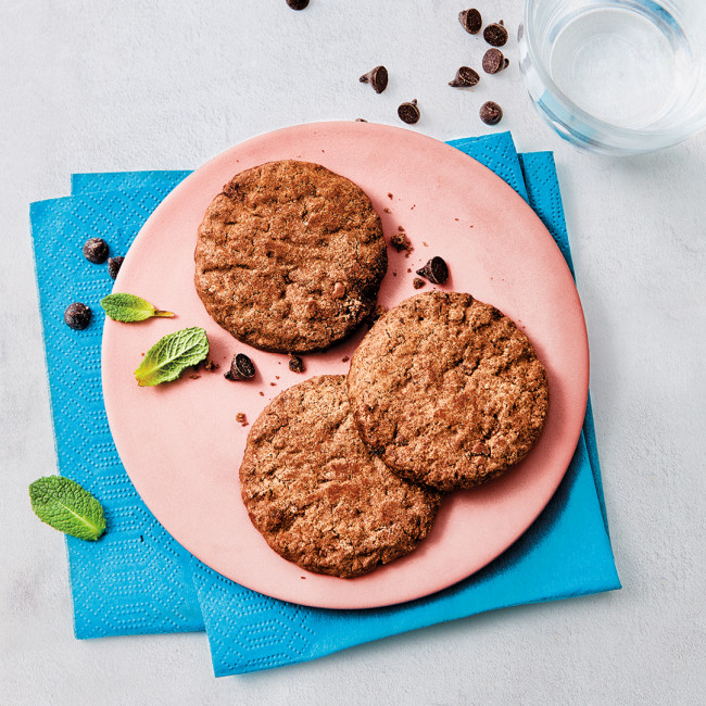 Cookies aux pépites de chocolat à teneur réduite en sucres 