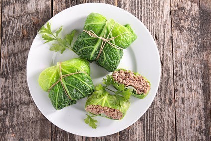 chou vert farci