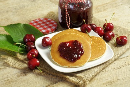 pancakes griottes