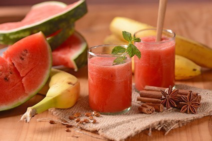 smoothie banane pasteque