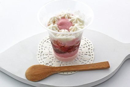 verrine framboises