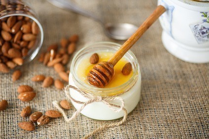 yaourt miel amandes